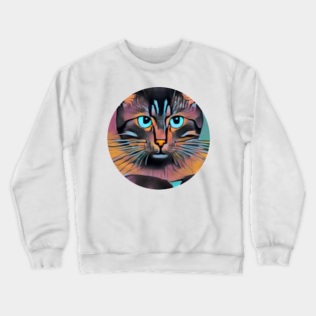 Agile mycat, revolution for cats Crewneck Sweatshirt by GoranDesign